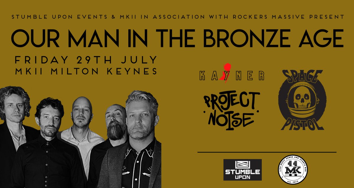 JimNoise's tweet photo. THIS IS NOT A DRILL
@OMITBA / #ProjectNoise (@rockersmassive) / @SpacePistolBand & #Kayner A #StumbleUpon & @RockersMassive1 special @mk11livemusic Friday 29/7 Early bird tickets just Β£10 each!! This WILL sell out so get em before they're gone!! X https://t.co/955Aph0tqR
