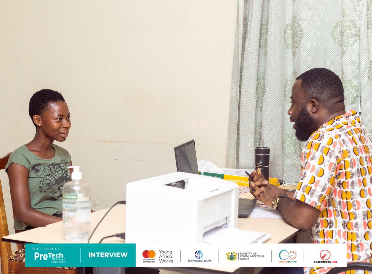 grassrootshubgh's tweet image. Here are highlights from our two-day interview sessions towards the commencement of this year's National PreTech training for girls.

The training will start on 16th May 2022 - 4th June 2022.

Watch this space for updates!
#gtlmpact 
#GrassRootshub 
#Pretech