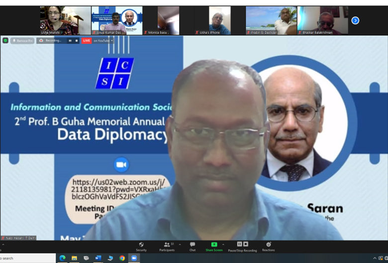 IndiaIcsi's tweet photo. Now Available Video Recording of
Second Prof. B. Guha Memorial Lecture on "Data Diplomacy" 
by Amb. Shyam Saran
Held on 13th May 2022
Video Recording https://t.co/NglOqV2oIi
#DataScience #BigData #DataPrivacy #DataSecurity #DataDiplomacy https://t.co/HQrlKVW8xG