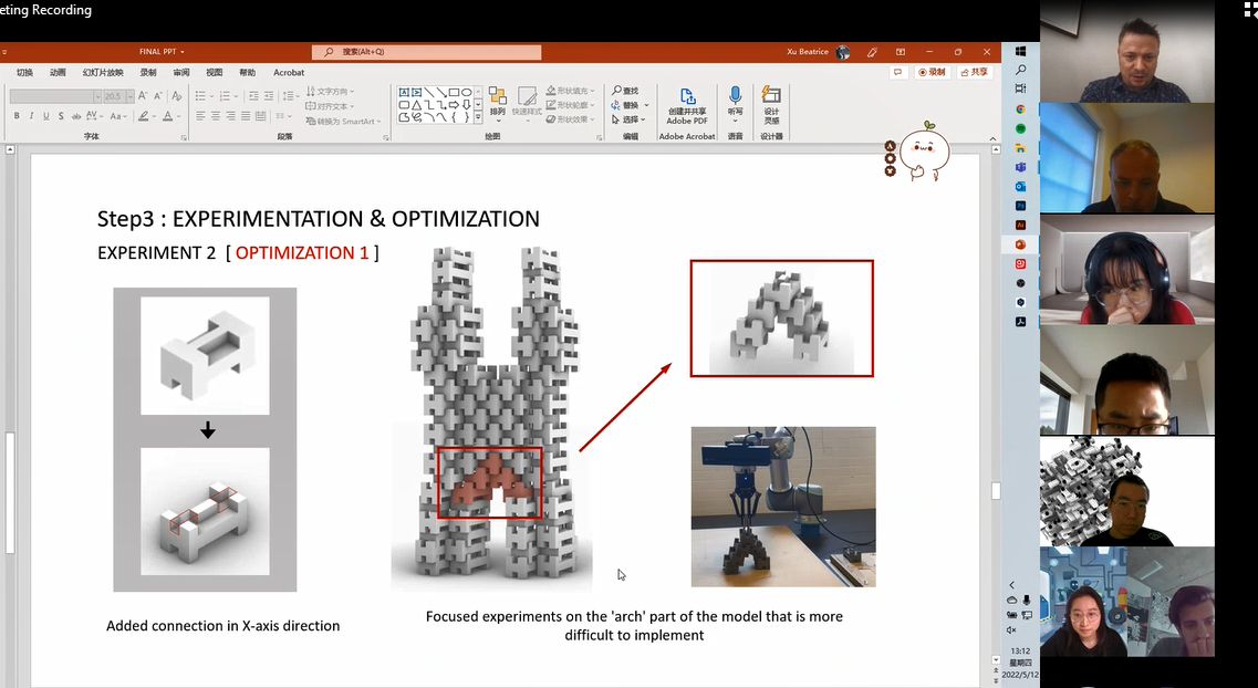 asterios_a3lab's tweet image. Many thanks to @Arlav  (Theo Dounas) and @Yorgos_Berdos  Berdos for joining our final reviews in Robotic Fabrication in the #MAinArchitecture #MScBIM_DT. Many thanks to  Jiangyang Zhao and Yang Song for their amazing contribution to the module!
@LivUniArch #RoboticFabrication
