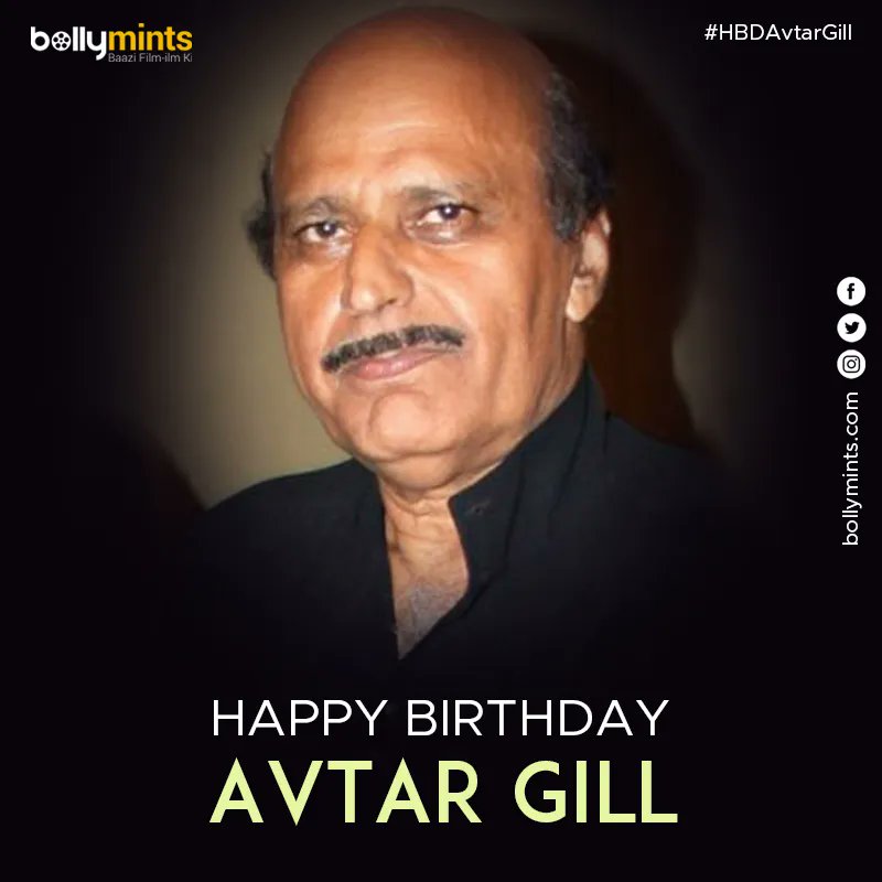 Wishing A Very Happy Birthday To #AvtarGill !
#HBDAvtarGill #HappyBirthdayAvtarGill