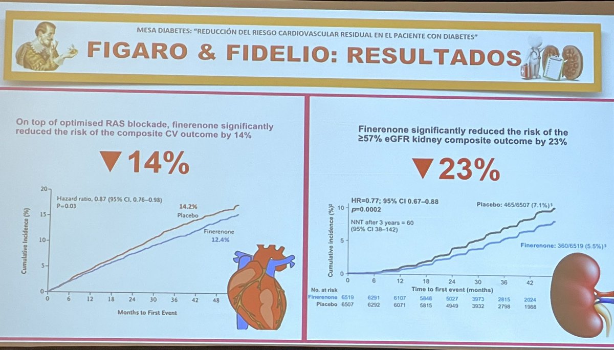 albanoblay's tweet photo. Excelente mesa multidisciplinar sobre Reducción del riesgo cardiovascular  residual en el paciente con diabetes. Dr. José Esteban Ruiz (Nefrología) destaca el futuro de la finerenona en la protección renal del paciente de riesgo. #CongresoSADEN @BeatrizLardies @sadenorg https://t.co/pJ3kR7FSlN