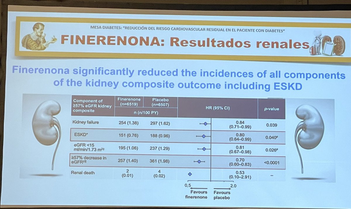 albanoblay's tweet photo. Excelente mesa multidisciplinar sobre Reducción del riesgo cardiovascular  residual en el paciente con diabetes. Dr. José Esteban Ruiz (Nefrología) destaca el futuro de la finerenona en la protección renal del paciente de riesgo. #CongresoSADEN @BeatrizLardies @sadenorg https://t.co/pJ3kR7FSlN