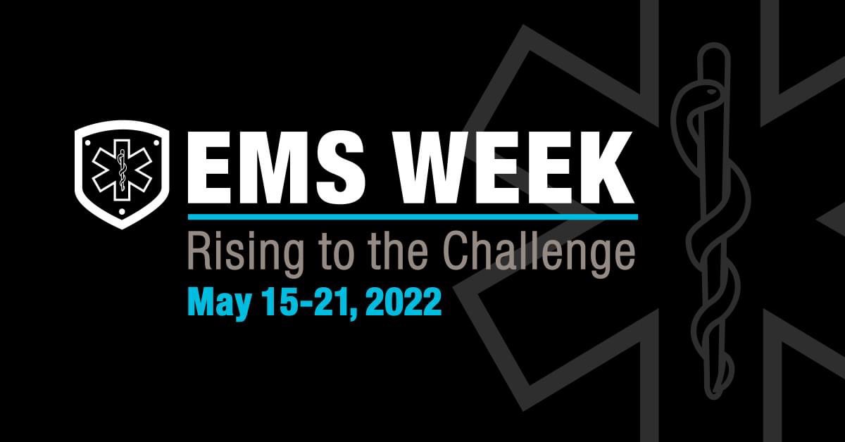 FredEMS440's tweet photo. Sunday is the start of EMS Week 2022. Please take a minute and say hi to the men and women who work so hard to provide such a valuable service. https://t.co/khXGC5zXTu