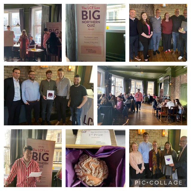LawFairSquare's tweet photo. The LCF Law Big Northern Quiz was back with a bang last night. All money will be donated to @LeedsCommFound. Congratulations to winning teams from @Martin1Geoffrey @AzetsUK and @SagarsLtd #LawFairSquare #Fundraising #Leeds #LawFirm #QuizNight #BrainBox #SmartiePants #CleverClogs https://t.co/kiSo8us6Ni