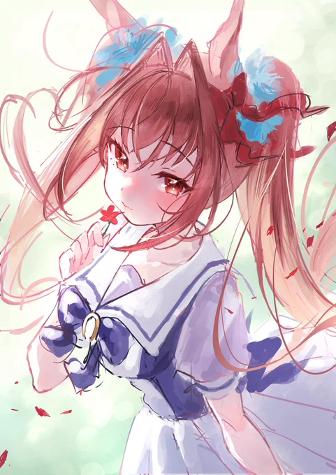 24日目、ウマ娘よりダスカ
 #ダイワスカーレット誕生祭2022 #100日チャレンジ 