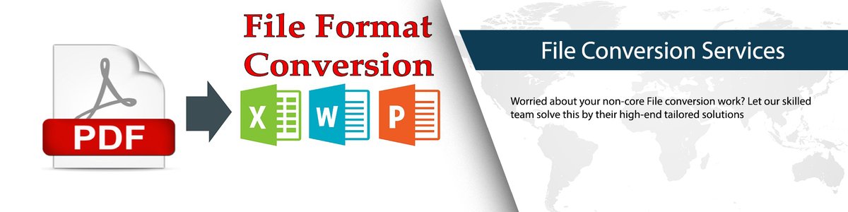 Data_Entry_Inc's tweet image. By outsourcing file format conversion services at Data Entry Inc, you can gain adequate knowledge and skill resources at just 5$/hour with the best quality and reliability with protection. dataentryinc.com/file-format-co…
#FileConversion #FileFormatConversion