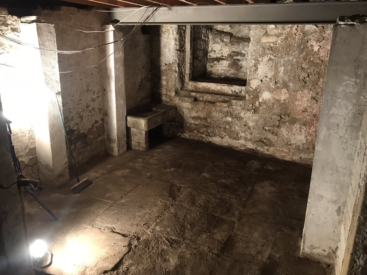 WishboneTap's tweet photo. Cleared one side of the cellar, and filled the other side! Got excited when I thought I’d found a drain, turned out to be a broken flag! #BreweryTap #ProjectPub #Pub #Bar #Keighley #PubProject #Yorkshire #RealAle #CraftBeer #Tap #TapBar #LowStreet https://t.co/lB784Ey6P3