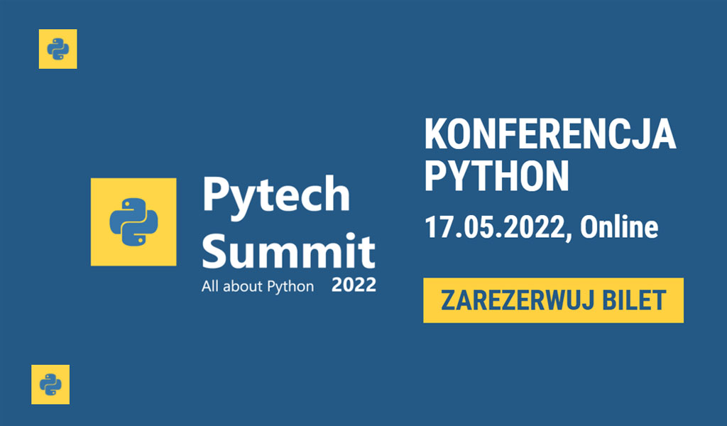 JobsPoland's tweet image. 👉 Bilety bezpłatne: pytechsummit.pl
Już 17.05.2022 roku 📆 odbędzie się największa konferencja poświęcona Python ,☁ czyli Pytech Summit 2022 (online) 🔥⏱ Nie zwlekajcie ⏳ i zarejestrujcie się już dziś.
#python #pytech #pytechsummit #ML #AI #bigdata #data #web