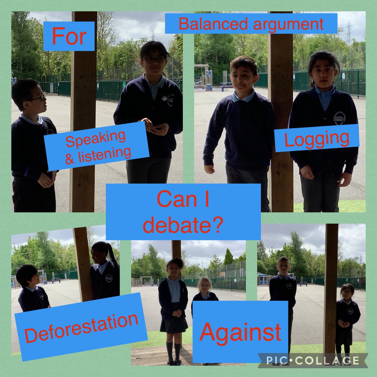 wcp_school's tweet photo. A debate took place in Year 3 this morning. We took on roles to share our thoughts on deforestation π²π³ #for #against #balancedargument #speaking #listening @wcp_school https://t.co/PKRGy2qJvu