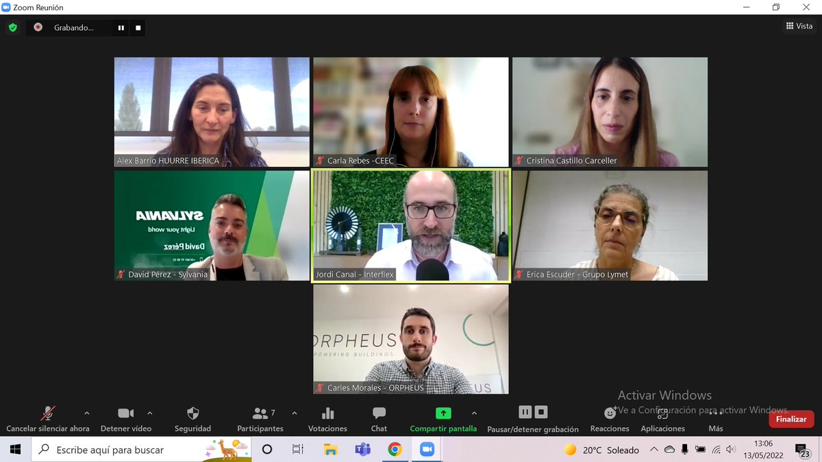 clusterEE's tweet photo. 🎙️ Dia de presentacions dels nous membres del #CEEC al #WhoisWhoCEEC que ha comptat amb la participació de #GrupoLYMET, @HuurreIberica, @INTERFLEX_SL, @orpheus_es i @Sylvania_Light 👏

🔜En els propers dies us oferirem el vídeo de la trobada! #eficiènciaenergètica #sostenibilitat https://t.co/BF8OxjvYP1
