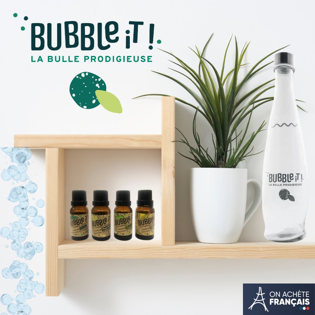OnAcheteFr's tweet photo. Faites pétiller vos papilles avec @BUBBLeiT_drinks . Arrangez vos boissons comme bon vous semble grâce a leurs flacons et sachets ! Gazeuse et aromatisée, votre eau sera des plus délicieuse : https://t.co/rD2xpgtNkP
#eaugazeuse #arome #boisson #madeinfrance #onachetefrancais https://t.co/Ecs4DlOK07