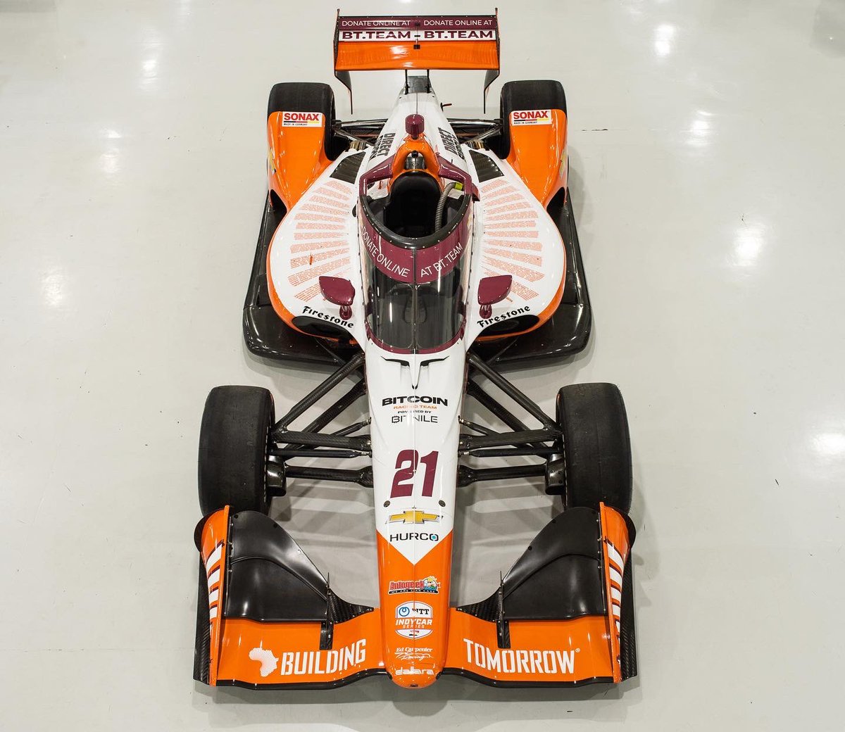 ECRIndy's tweet photo. Meet the No. 21 @bldgtomorrow Chevrolet for this weekend’s #INDYGP!
Hundreds will #RideWithRinus at @IMS & nearly 4,000 Ugandan school children will be enrolled in Building Tomorrow’s programs - some going back to school for the first time in two years! 🧡 https://t.co/Wt8q5PfzFZ