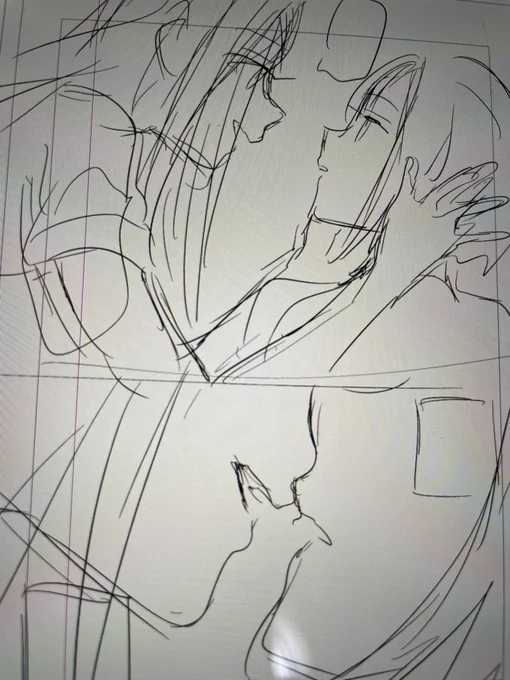 どうしようもなく暗い漫画のネームを描いてしまった… 