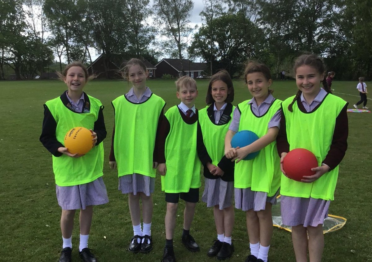 BromsPrep's tweet photo. Years 3 and 4 are thoroughly enjoying playing with our Play Leaders and the special play equipment and games, which was kindly bought by the PA for Thursday break times. #BromsYr3 #BromsYr4 #BromsPlayLeaders #BromsPA #BromsPrepPA #OutdoorPlay https://t.co/nBnQAzH91A