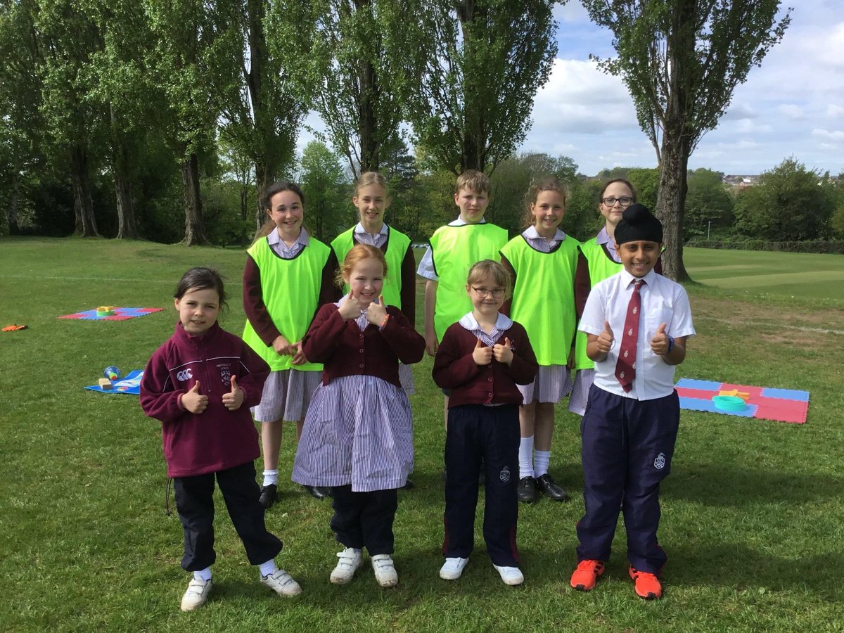 BromsPrep's tweet photo. Years 3 and 4 are thoroughly enjoying playing with our Play Leaders and the special play equipment and games, which was kindly bought by the PA for Thursday break times. #BromsYr3 #BromsYr4 #BromsPlayLeaders #BromsPA #BromsPrepPA #OutdoorPlay https://t.co/nBnQAzH91A
