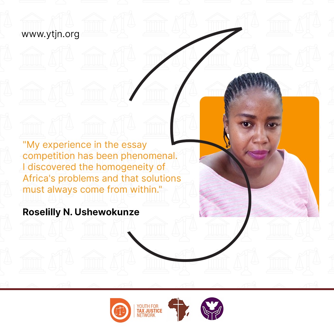 Roselilly N. Geza is a social commentator on social-economic justice and natural resource governance. She's pursuing a Bachelor's of Arts in Ethics & Organisational Leadership. Here's what she had to say about the #YouthEssayCompetition (2/3) Thread #YTJN22