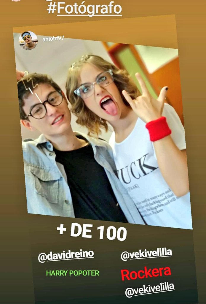 DavidReinoo's tweet photo. El fotógrafo Antonio  y la rockera @vekivelilla, y el Harry @DavidReinoo . https://t.co/BzNI6xg2dR