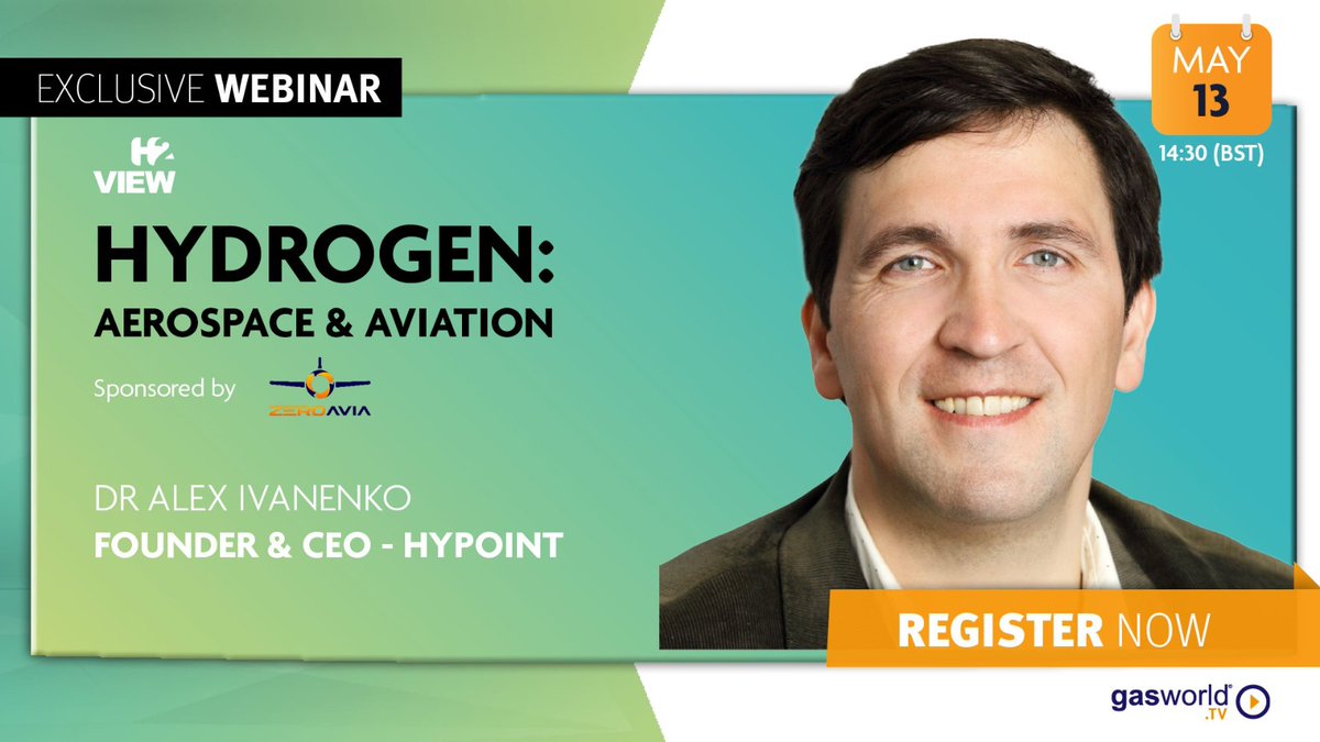hypointinc's tweet photo. Tune in today at 2:30pm (BST) to follow the discussion about the future role of hydrogen in aerospace and aviation:

https://t.co/bTlIrFfxis 

#aviation #hydrogen #hypoint #zeroavia #h2view https://t.co/2JQ0KOIQJF