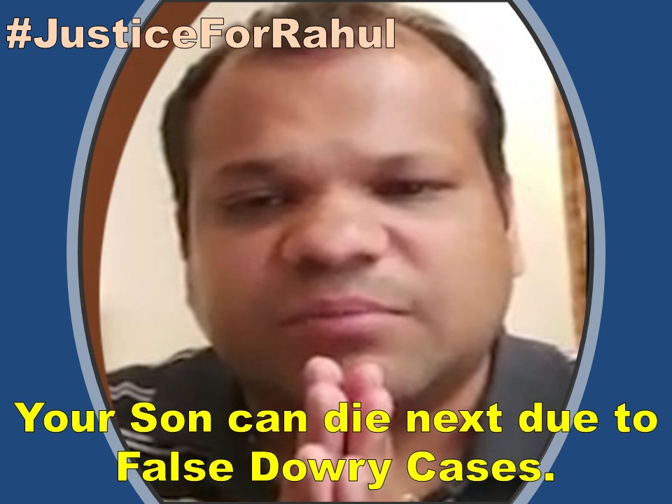 #JusticeForRahul
#JusticeForJohnnyDepp 
#MaleGenocide 

Why Rahul's case not getting attention like Nirbhaya's?

#StopGenderBiasedLaws
#Jail4FalseCaseFilers