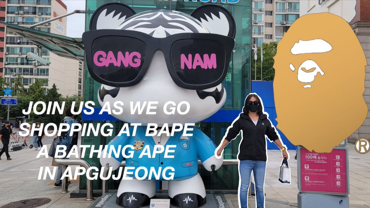 phoodspot's tweet photo. Happy Friday everyone! 🥳 Join us as we explore Gangnam and the Bape store in our latest video up on YouTube channel. We had fun making this and hope you enjoy! 🤓
https://t.co/pCq6KJRxe2
#Seoul #southkorea #gangnam #apgujeong #bape #bapestore #newvideo #vlog #abathingape https://t.co/fujoAbWchR