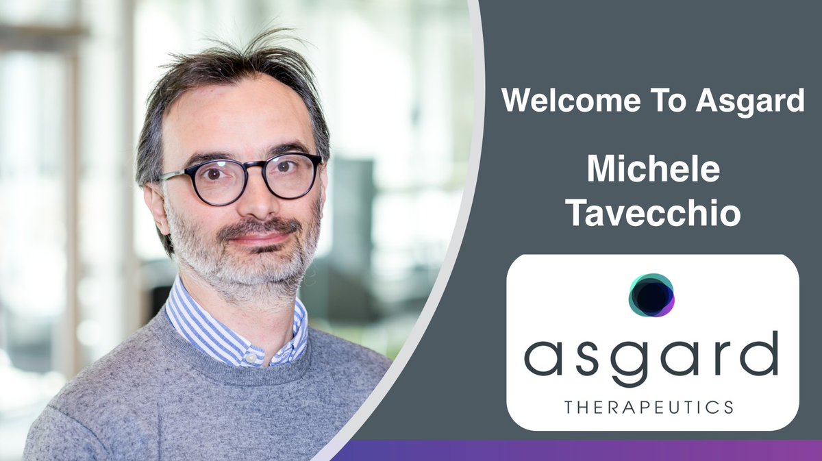 @MicheleTavecchio has joined Asgard Therapeutics as Senior Scientist to work on the In vivo validation of cell reprogramming technologies. Michele is a successful scientist with international acquired experience in the fields of Cancer Pharmacology and Therapy.