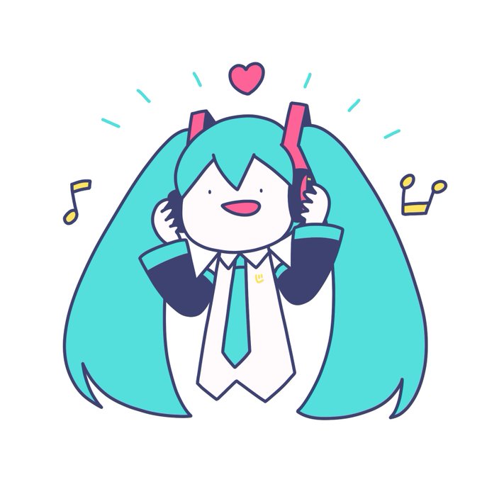 好みの音楽に出会えたミクさん 