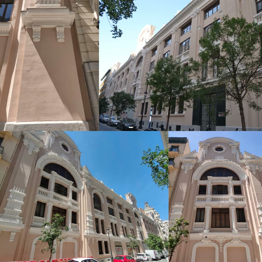 ACaparol's tweet photo. Conservación y restauración de la fachada monumental del Antiguo Palacio de Hielo y del Automóvil de Madrid. De estilo renacimiento francés, fue inaugurado en 1922 por Alfonso XIII.
Sistema de mortero mineral #ArmaReno 700 y revestimiento de silicato #Sylitol Finish de #Caparol https://t.co/woev4xHFf6