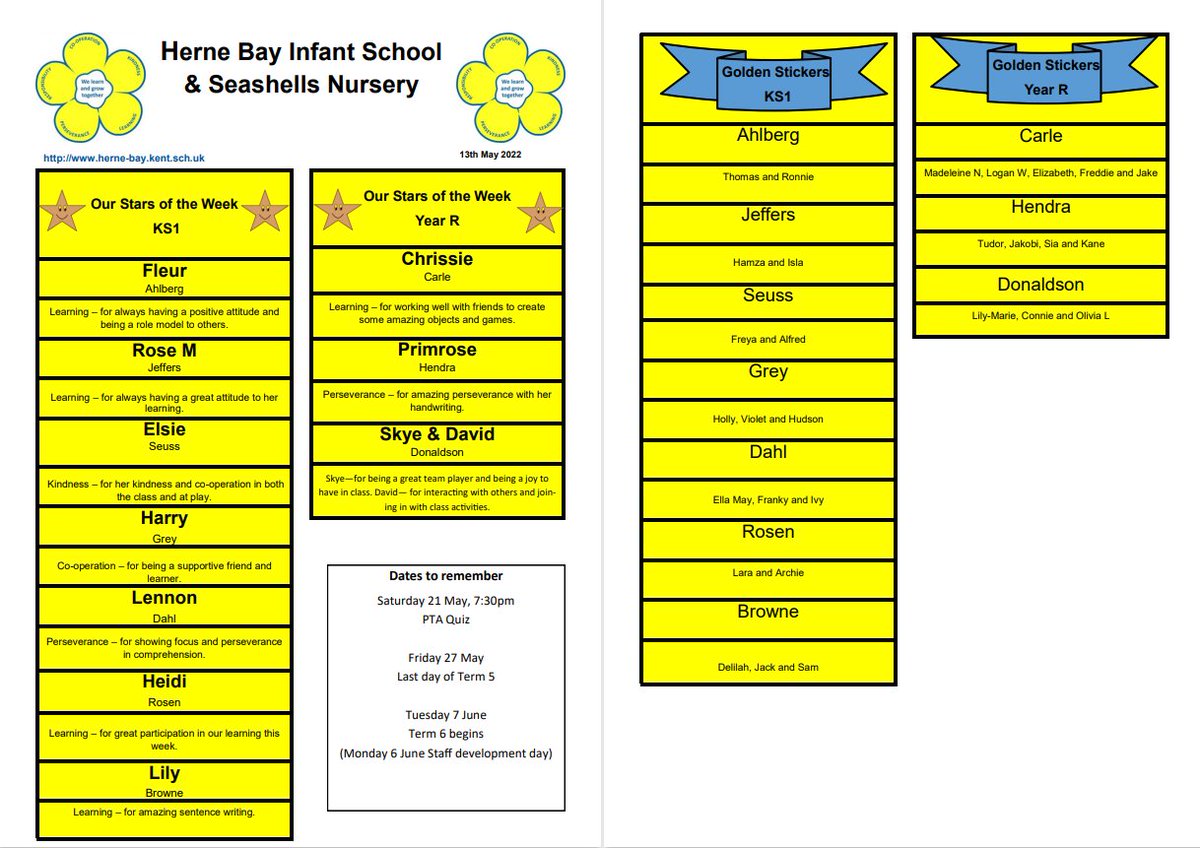 Herne Bay Infant School & Seashells Nursery tweet media