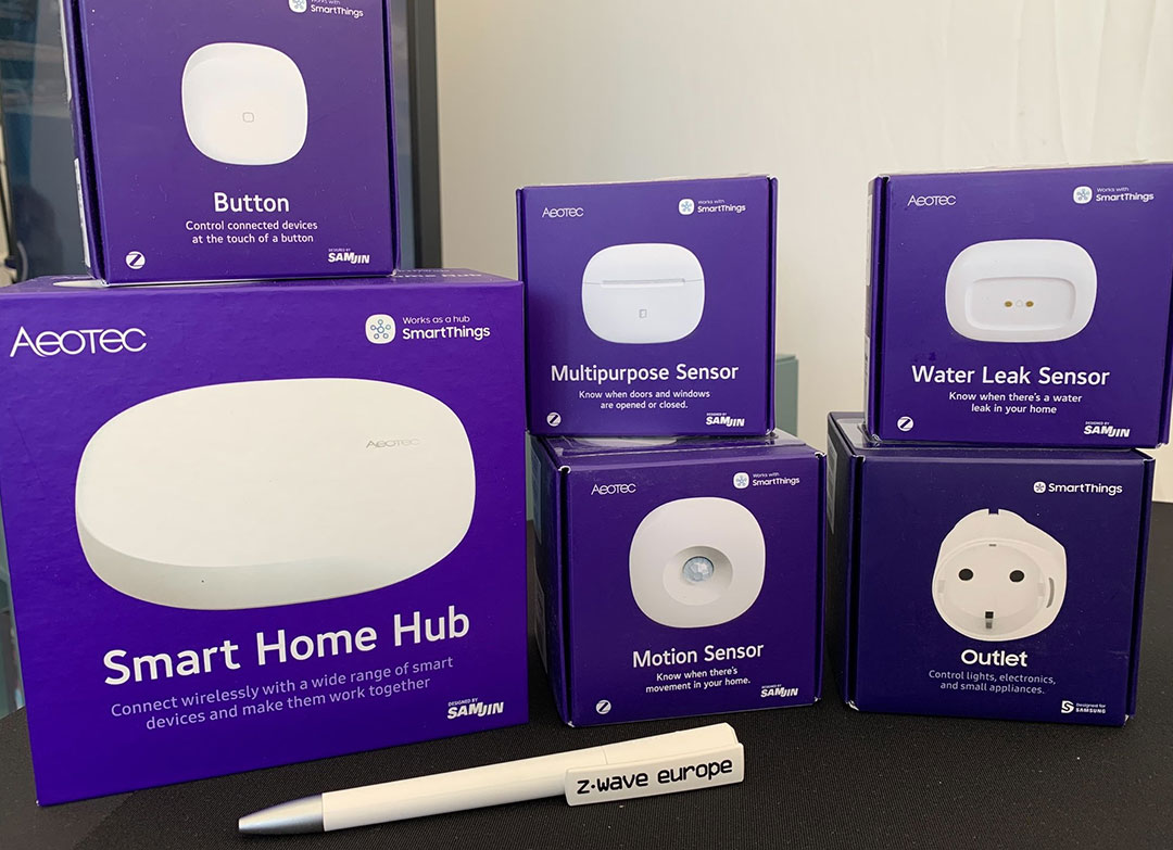 ZWaveinEurope's tweet photo. Z-Wave Europe is currently exhibiting at the @HerweckBlog in-house exhibition in Saarland. At our booth we present the latest products from @Aeotec_Official, @smartthings and @POPP_smarthome. Get your hands on our products - we are looking forward to meet you here. 🤩 https://t.co/kK6uD32GoU