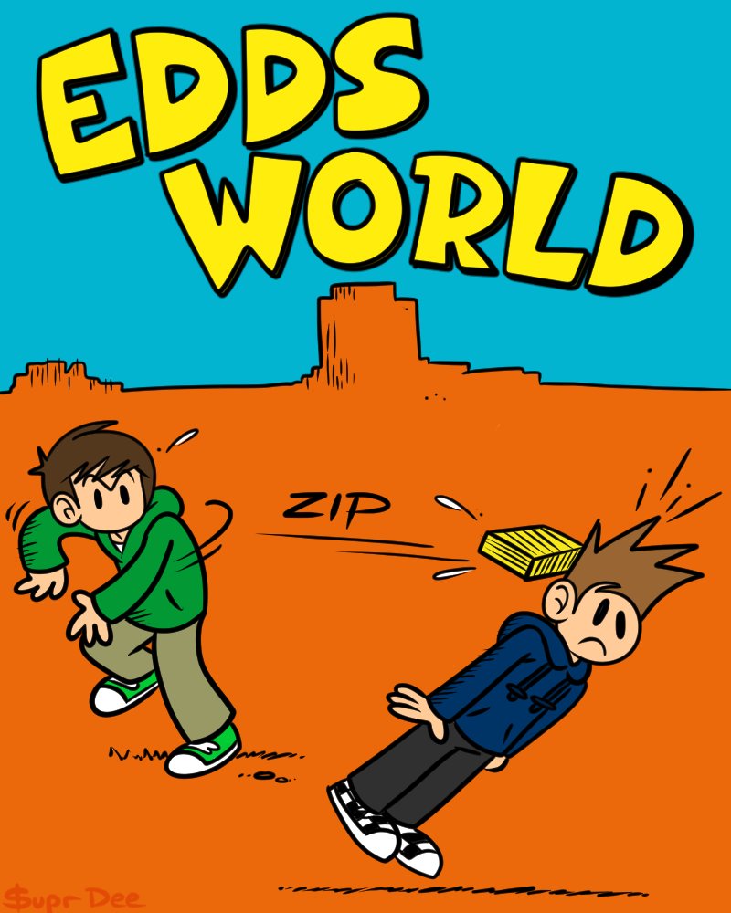 This recent Eddsworld illustration is a reference to George Herriman's iconic newspaper comic strip Krazy Kat, which ran from 1913 to 1944.