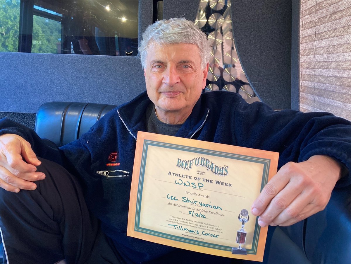 If it's free, it's me!
Honored to be recognized on <a href="/1055wnsp/">105.5 WNSP</a> as the athlete of the week by <a href="/ToddWysong24/">Todd Wysong</a> and <a href="/BeefOBrady/">Beef 'O' Brady's</a>, displaying my dominance over <a href="/Mark_Heim/">Mark Heim</a> again. 
Yes, I will mention this on the scoreboard, though, pronouncing that last name will be tricky ;)