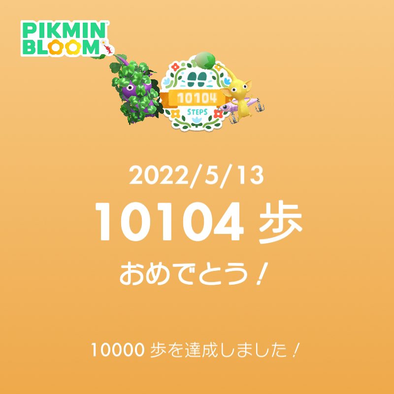 pochinki_i's tweet photo. ギリギリ1万超え！
#まいにちピクミンブルーム https://t.co/6pfrSV98j1