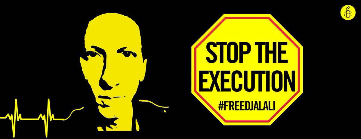 #Iran threatens to execute Ahmadreza Djalali by 21 May. Join our protest 📢 to stop the imminent execution and to #freedjalali
📆17/05
📍Iranian Embassy, Franklin Rooseveltlaan 15 Brussels
⏰17u30 - 21u00

Share the FB event fb.me/e/1yGTffvn4 &amp; please retweet!