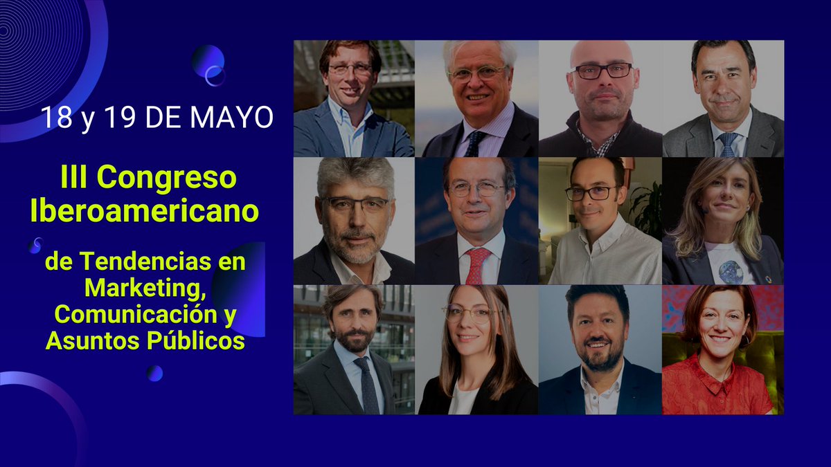 Atrevia's tweet photo. 📢 ¡Calentamos motores para el III #CongresoATREVIA! Te ayudamos a poner cara a algunos de los #ponentes e #invitados que nos acompañarán la próxima semana...

Consulta el programa completo 👇
https://t.co/02k2lJlhbf

¡Aún puedes inscribirte! 👇
https://t.co/AkNbpclLX3 https://t.co/ZqWY3c1ks0