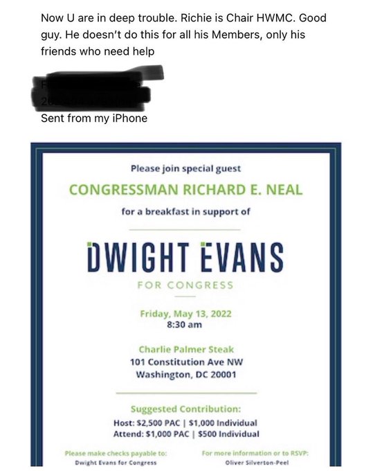 I hope @RepDwightEvans enjoys his fancy fundraiser in DC with the ultra wealthy basking in dark money<a class="tags" target="_blank" title="On Twitter" href="/?out=eyJ0eXAiOiJKV1QiLCJhbGciOiJIUzUxMiJ9.eyJpYXQiOjE3MjIwMTIxMjYsImlzcyI6InR3cG9ybnN0YXJzLmNvbSIsIm5iZiI6MTcyMjAxMjEyNiwiZXhwIjoxNzUzNTQ4MTI2LCJyZWRpcmVjdF91cmwiOiJodHRwczovL3R3aXR0ZXIuY29tL1JlcER3aWdodEV2YW5zIn0.piNgI4gxgibKTNsRRrGphszo3JKvHtkfH3pz4EZoM8wFdaYVjRZd5ptL2CFBf9u8elsU08gejY2nDeefgDT8hw">@RepDwightEvans</a><a href="/tag/mandeladay"class="tags"><span>#mandeladay</span></a>