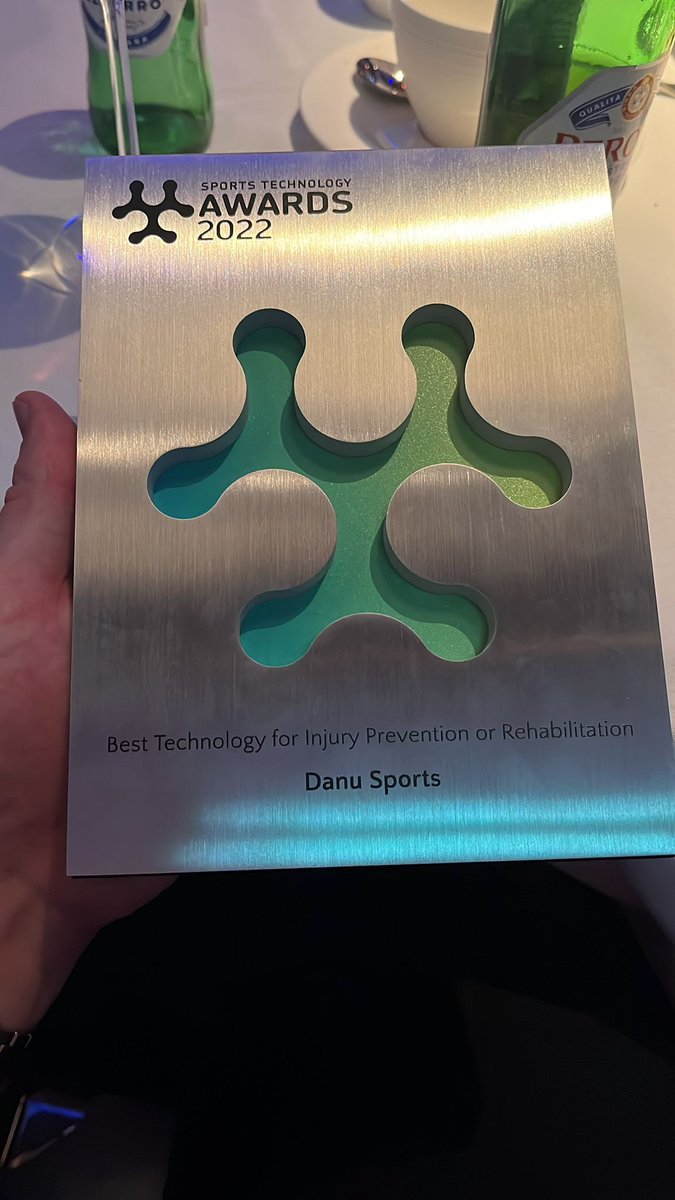 We are delighted to have won the Best Technology for Injury Prevention & Rehabilitation at the @SportTechGroup Sports Technology Awards last night. 

We are truly humbled to win amongst a shortlist including some of the biggest names in the industry. 
#STA22 #onlyfortheinnovative