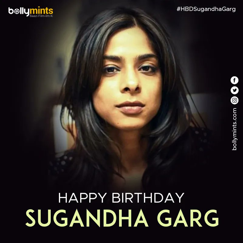 Wishing A Very Happy Birthday To Actress & Singer #SugandhaGarg !
#HBDSugandhaGarg #HappyBirthdaySugandhaGarg