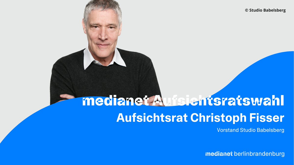 Am 22.06. wird der #medianet #Aufsichtsrat neu gewählt. Seit über 10 Jahren unterstützt uns auch Christoph Fisser, Vorstand <a href="/SBabelsberg/">Studio Babelsberg</a>, und steht erneut zur #Wahl. Wofür er sich einsetzt und welche Themen er  künftig voranbringen möchte, im #Interview 👉 medianet-bb.de/de/medianet-au…