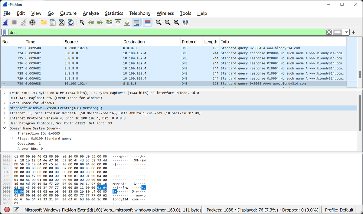 Hakin9's tweet photo. Winshark - Wireshark plugin to work with Event Tracing for Windows https://t.co/5IUdAz66P0 

#infosec #cybersecurity #redteam #pentest #pentesting  #hacking #hackers #coding #opensource #Linux #windows #wireshark #network #networking https://t.co/4MvaqXotW7