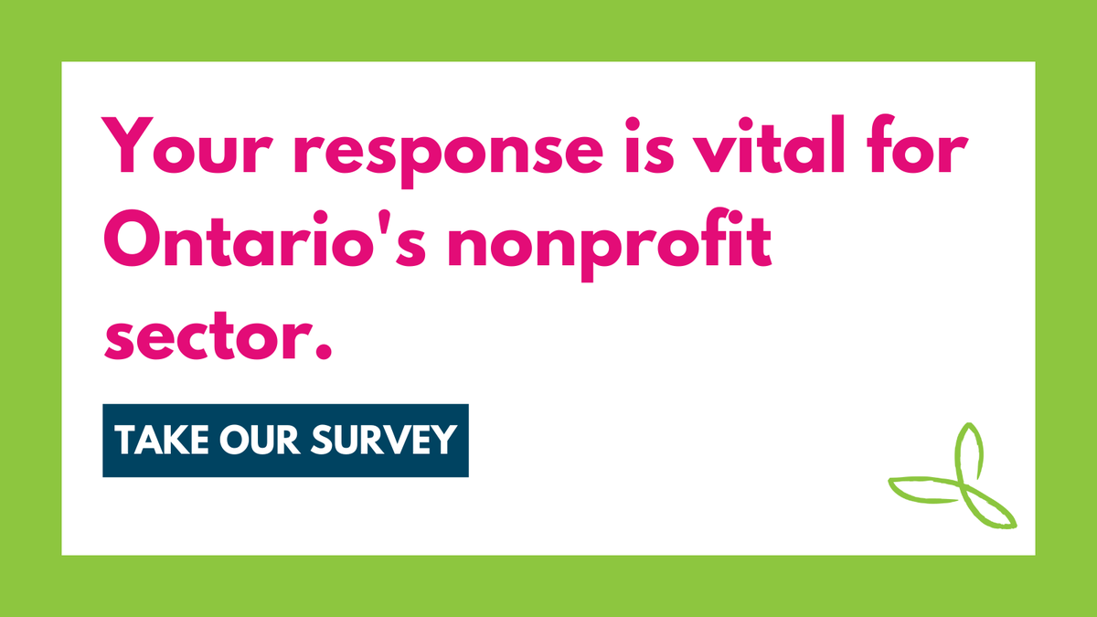 o_n_n's tweet photo. Dear nonprofits in Ontario, fill out this survey to help shape our collective future!
 
Our sector needs new data to advocate for responsive and future-forward policy solutions and supports for the communities we serve.
 
Your response is vital: https://t.co/RJri9OF2xa https://t.co/nPns0NABKo