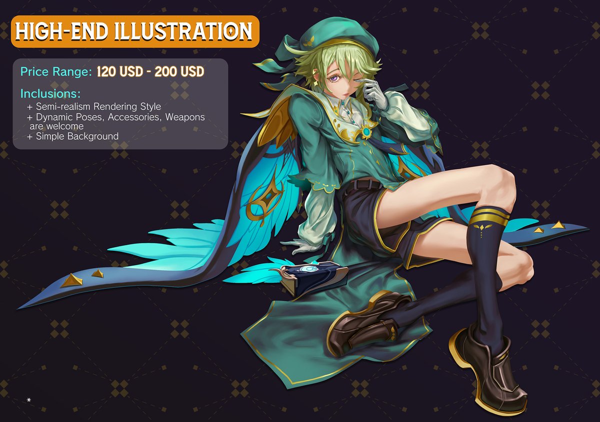 hrntillust's tweet photo. I'm hrnt and I am accepting commissions! I love working on fanarts and detailed characters!

Leave a message if you're interested! 😄
#commissions #commissionsopen #ArtCommission #artistforhire https://t.co/nADd1okssp