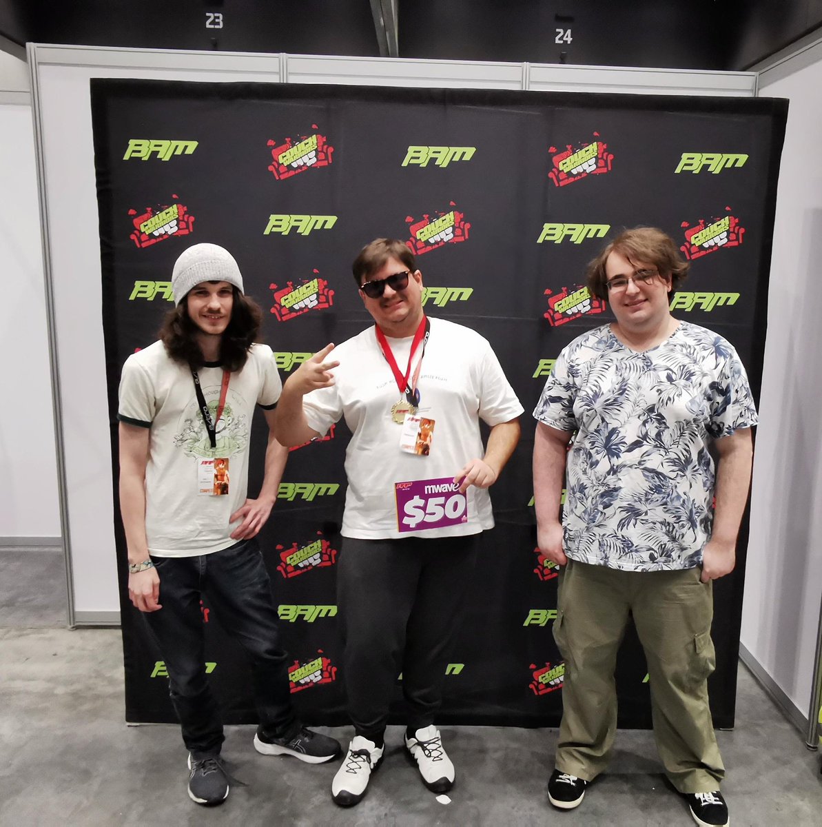 CouchWarriors's tweet photo. Battle Arena Melbourne 12 Guilty Gear Xrd Rev 2 Top 3
🥇 @Toneblerones
🥈 @risky_b_s
🥉 @render447
#BAM12 https://t.co/8UYZ7ATAoa