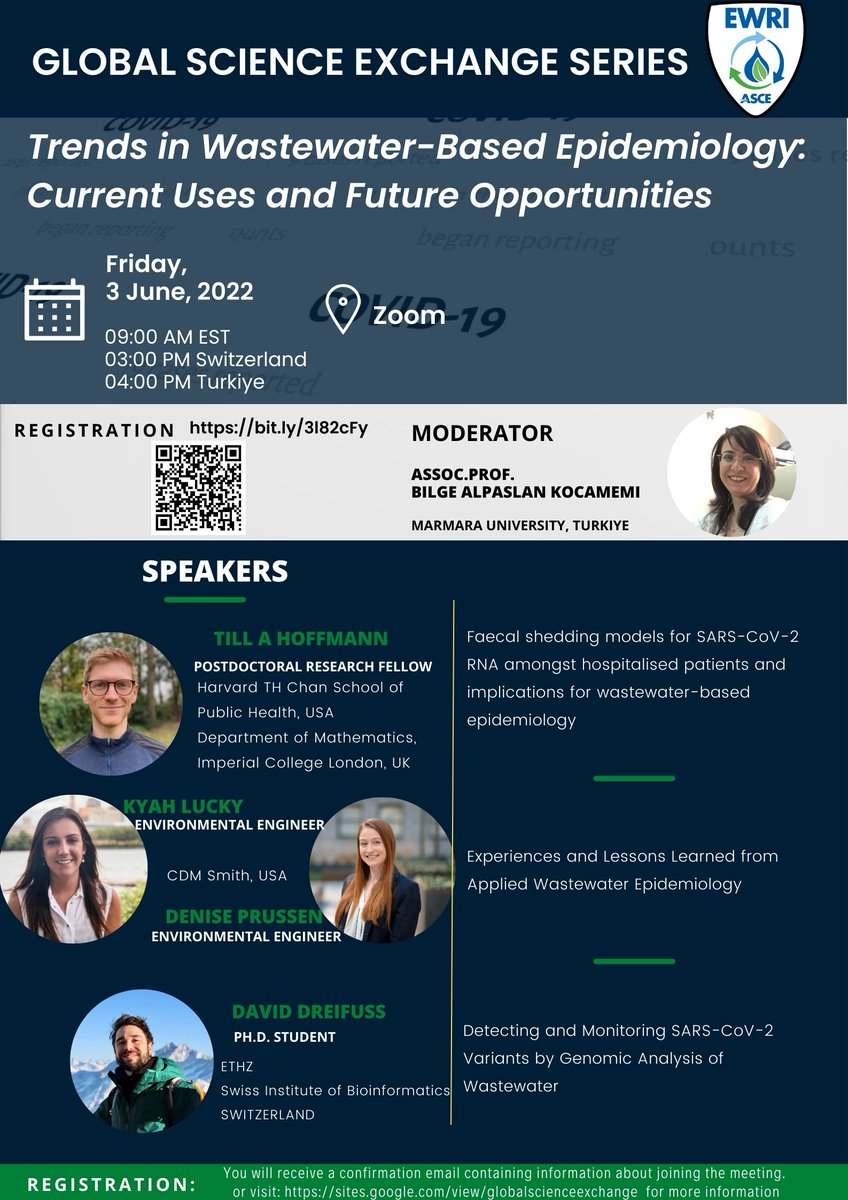 Women-Water Nexus (@womenwaternexus) on Twitter photo We're excited for the 2nd session on Trends in Wastewater-Based Epidemiology. Come&join us to learn about current uses and future opportunities on WBE: bit.ly/3l82cFy #wastewater #globalscienceexchange <a href="/ASCE_EWRI/">EWRI</a> <a href="/ASCETweets/">ASCE Headquarters</a> <a href="/tillahoffmann/">Till Hoffmann</a> <a href="/BKocamemi/">Bilge Alpaslan-Kocamemi</a> <a href="/CDMSmith/">CDM Smith</a> <a href="/ETH_en/">ETH Zurich</a> We're excited for the 2nd session on Trends in Wastewater-Based Epidemiology. Come&join us to learn about current uses and future opportunities on WBE: bit.ly/3l82cFy #wastewater #globalscienceexchange <a href="/ASCE_EWRI/">EWRI</a> <a href="/ASCETweets/">ASCE Headquarters</a> <a href="/tillahoffmann/">Till Hoffmann</a> <a href="/BKocamemi/">Bilge Alpaslan-Kocamemi</a> <a href="/CDMSmith/">CDM Smith</a> <a href="/ETH_en/">ETH Zurich</a>