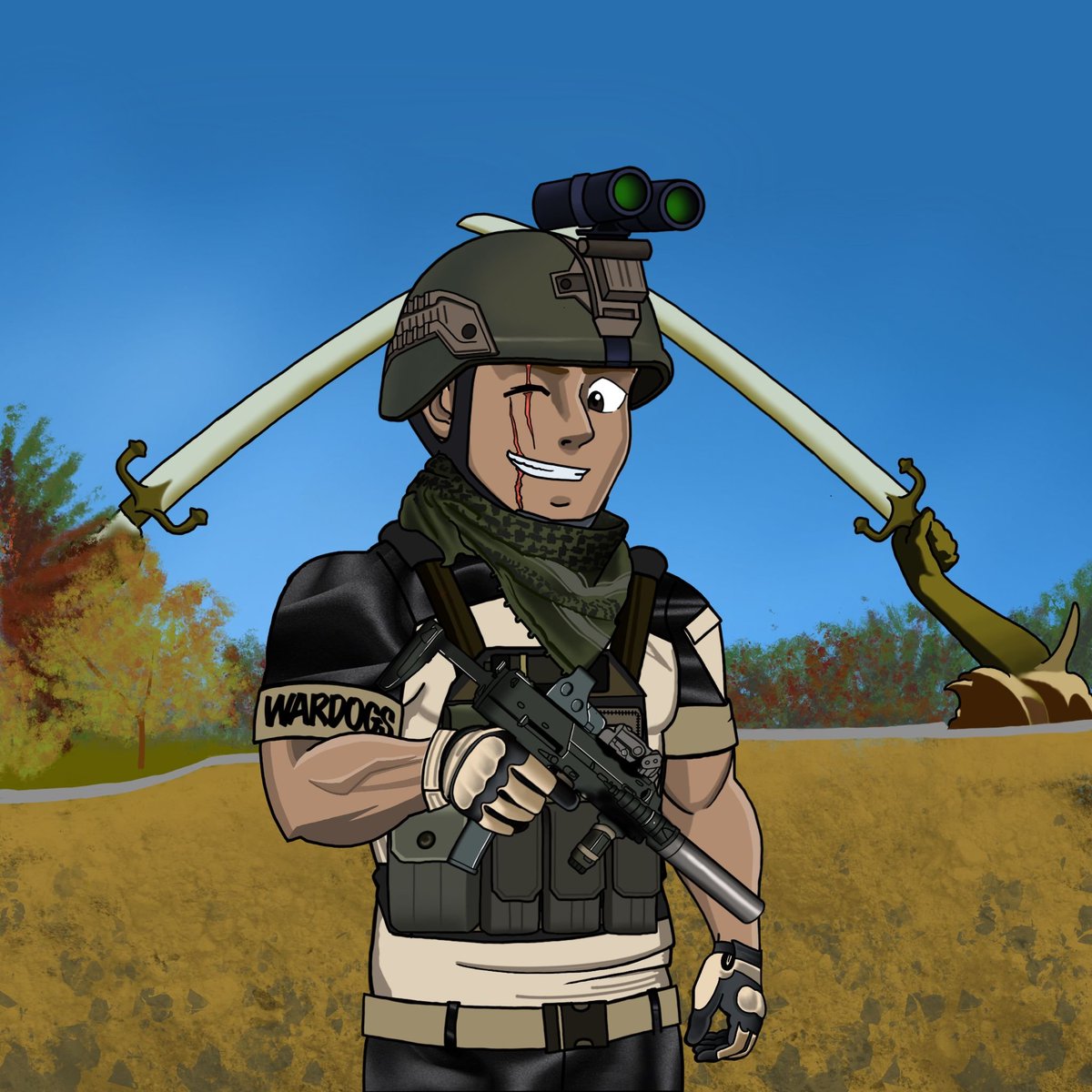 degenandfrens's tweet photo. This stunning @Wardogs_NFT is now secured in the Degen Vault.
Couldn't be more stoked with the reveal!
Mint your very own Wardogs NFT today and support the Aussie Veterans and absolute legends at https://t.co/6tkUjeGWRv
#Wardogs #NFTCommunity #AussieAlpha https://t.co/BTuajxUIDh