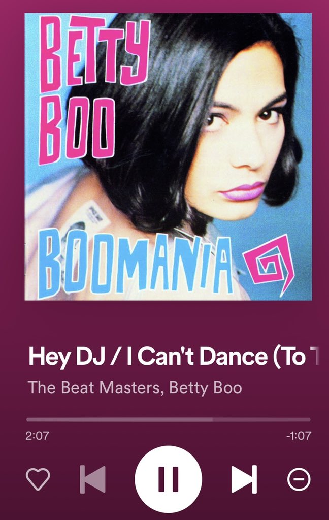 RintaroWatanabe's tweet photo. Hey DJ / I Can't Dance (To That Music)
#Boomania
#BettyBoo
#nowplaying🎧 https://t.co/1qIxP19cP6
