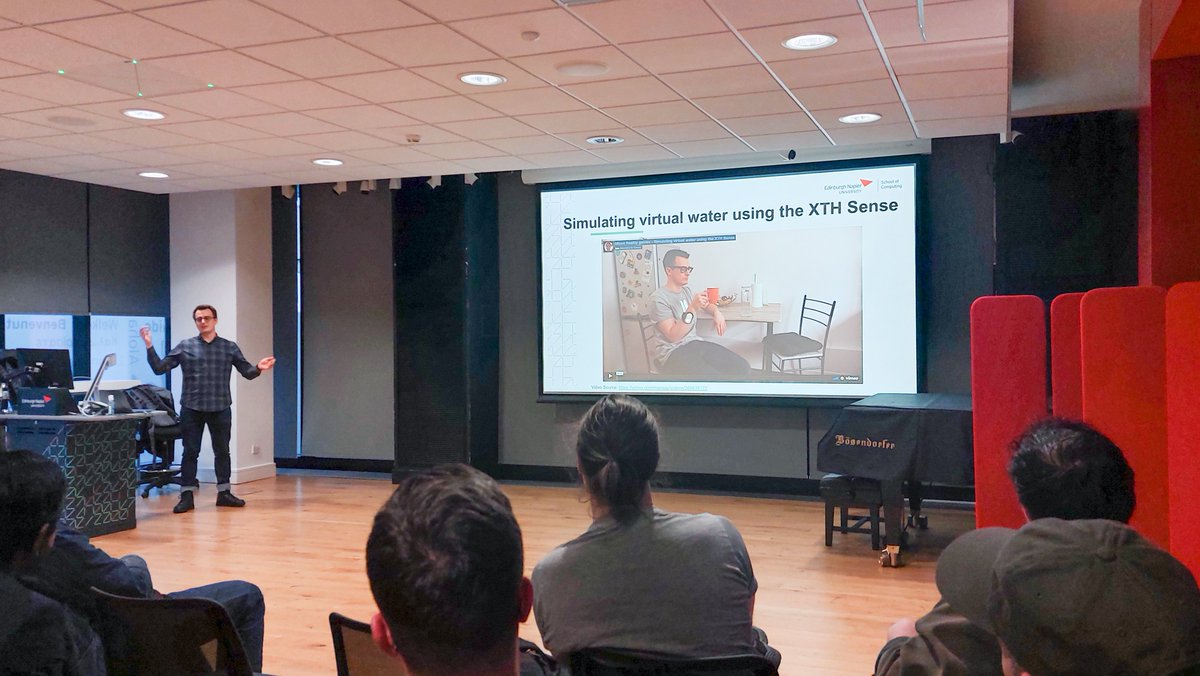 It was a pleasure to host the #Scottish #MixedReality Meet-Up at <a href="/EdinburghNapier/">Edinburgh Napier University</a> - @ComputingNapier. Thanks to Ryan Scott and Neil Guthrie for organising, and Max Scott-Slade, Game Director at <a href="/glitchers/">GLITCHERS</a>, who opened the stage with a great talk on where we are heading in #XR.
