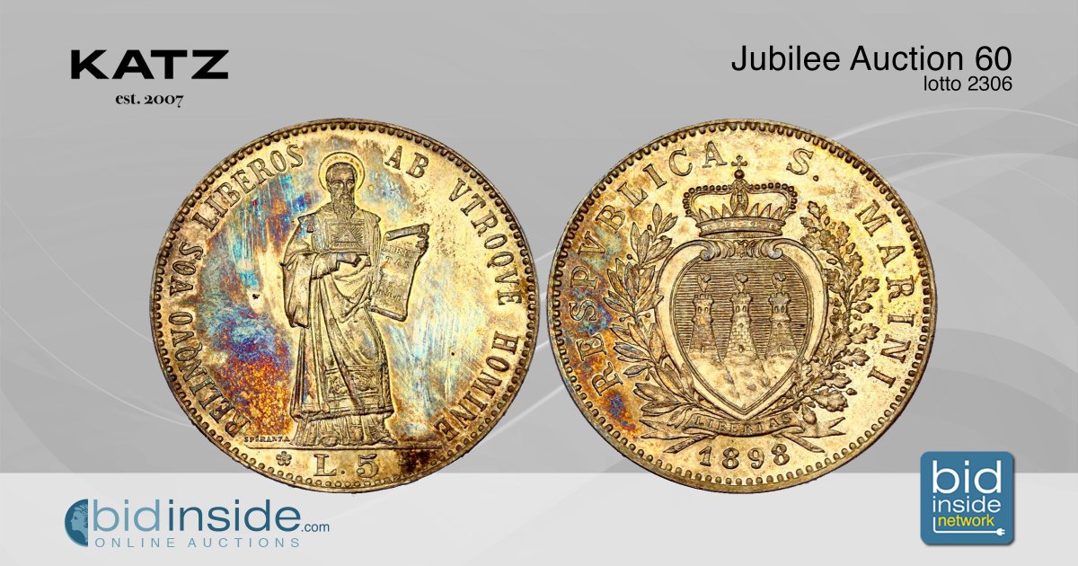 14-15 May, Katz est.2007
Jubilee Auction 60 - World Banknotes and Coins E-Live Auction.
 
You can find this auction on our website, for more auctions follow the link bidinside.com

#KatzAuctions #NumismaticAuction #bidinside