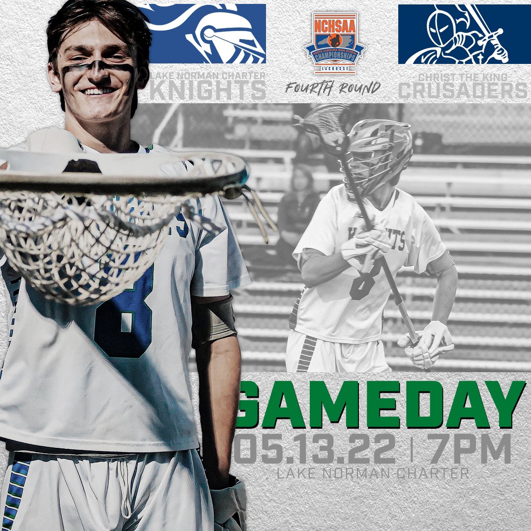 Game Day! The Knights host Christ the King tonight at 7pm in a 4th round playoff matchup. Please come out and support. Here is the link for tickets. events.ticketspicket.com/agency/a966653…  #LNCpride #LNCKnights #LNCKnightsLax