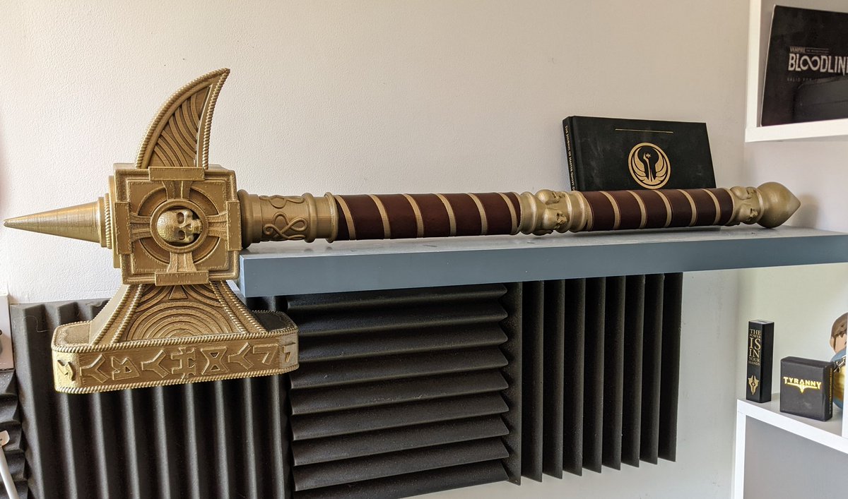 JetR_TV's tweet photo. Summon The Elector Counts!

I have my new prop from @MonstrousMaking 's and it is just...wow! https://t.co/P7KzBoYMzU